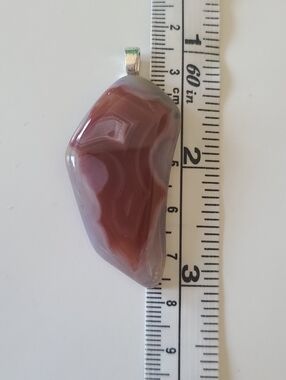 Polished Red Stone Pendant